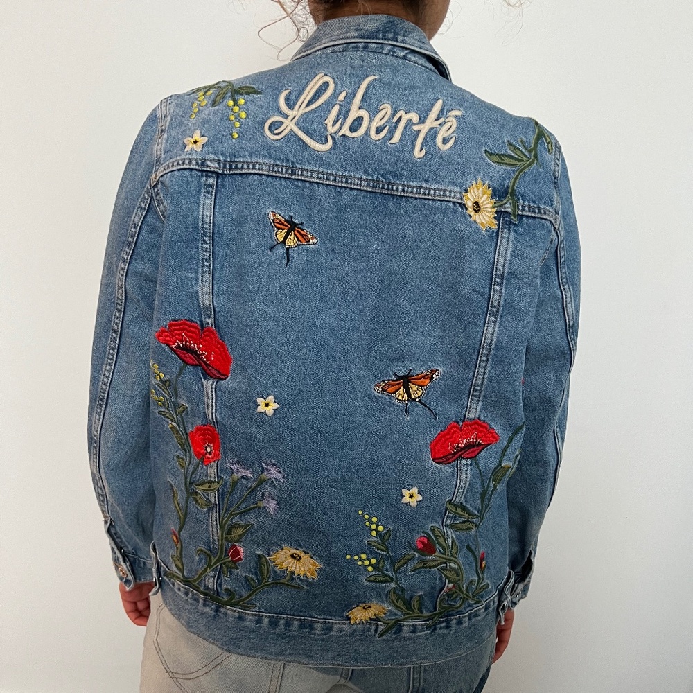 Embroidered Denim Jacket